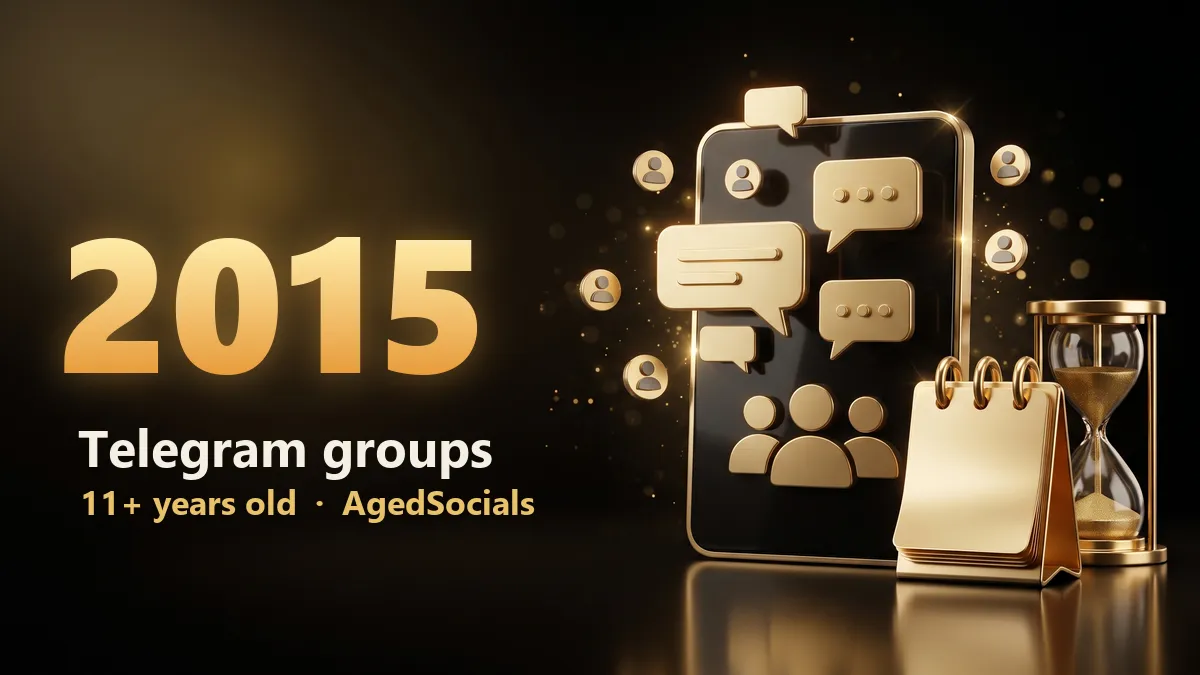 Nhóm Telegram 2015: hình minh họa AgedSocials