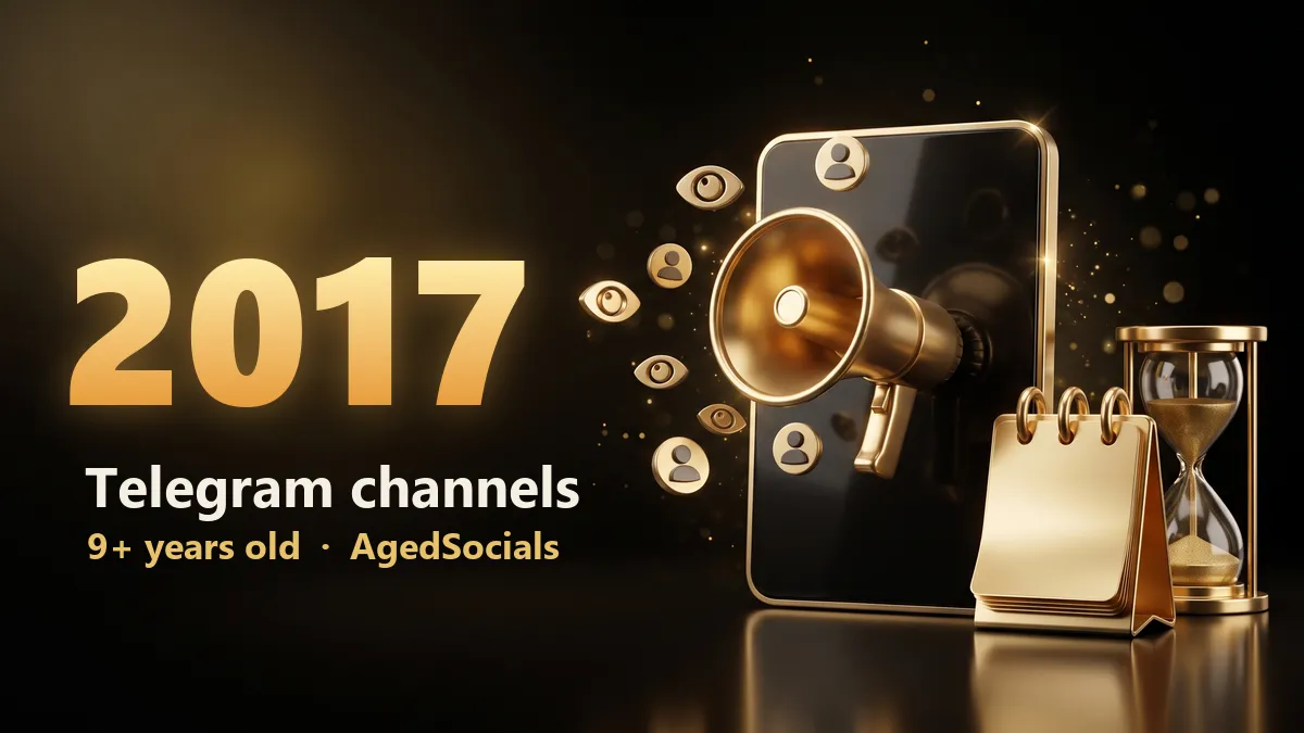 Channel Telegram 2017: ilustrasi AgedSocials