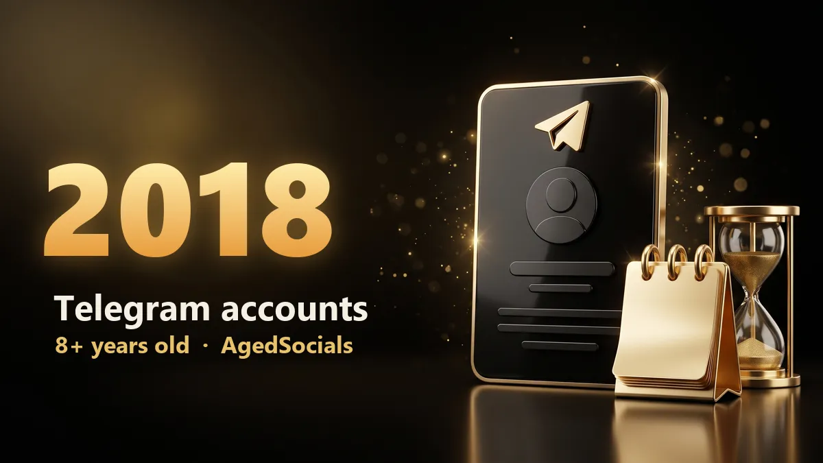 Akun Telegram 2018: ilustrasi AgedSocials