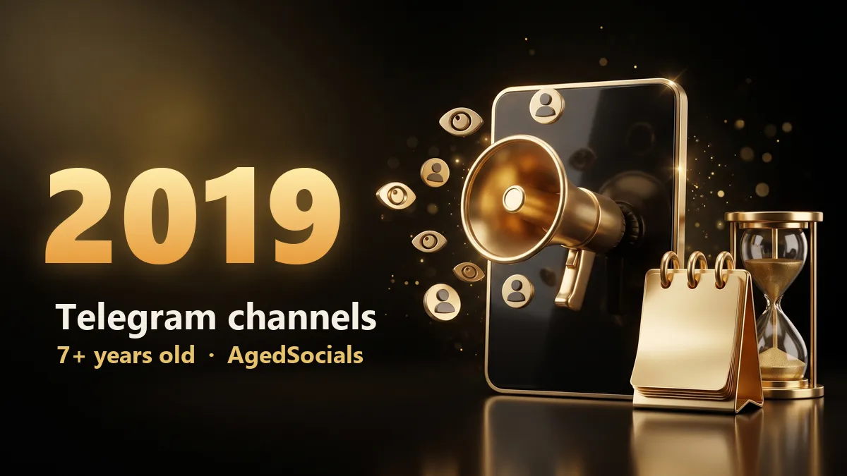 Channel Telegram 2019: ilustrasi AgedSocials