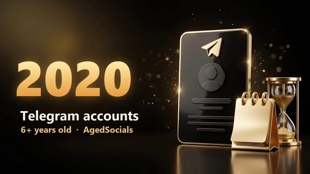 Akun Telegram 2020: ilustrasi AgedSocials