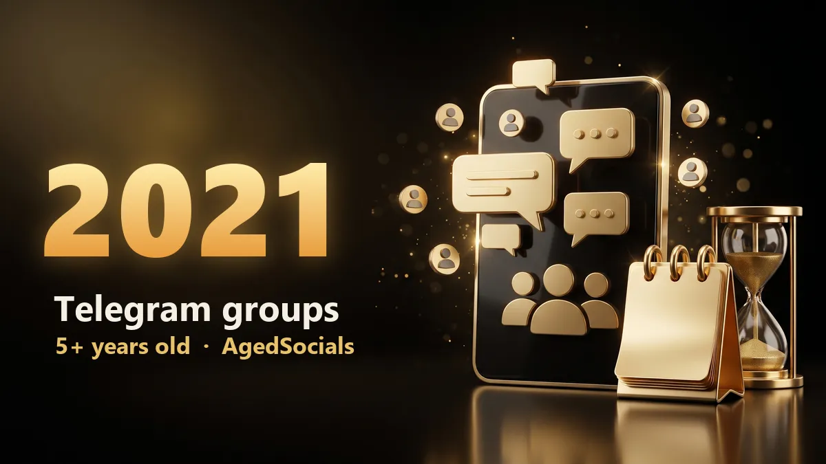 Nhóm Telegram 2021: hình minh họa AgedSocials