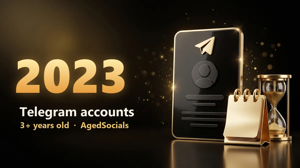 Akun Telegram 2023: ilustrasi AgedSocials