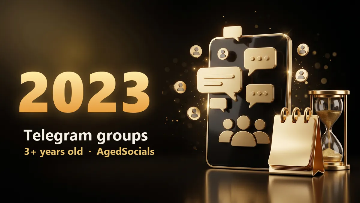 Nhóm Telegram 2023: hình minh họa AgedSocials